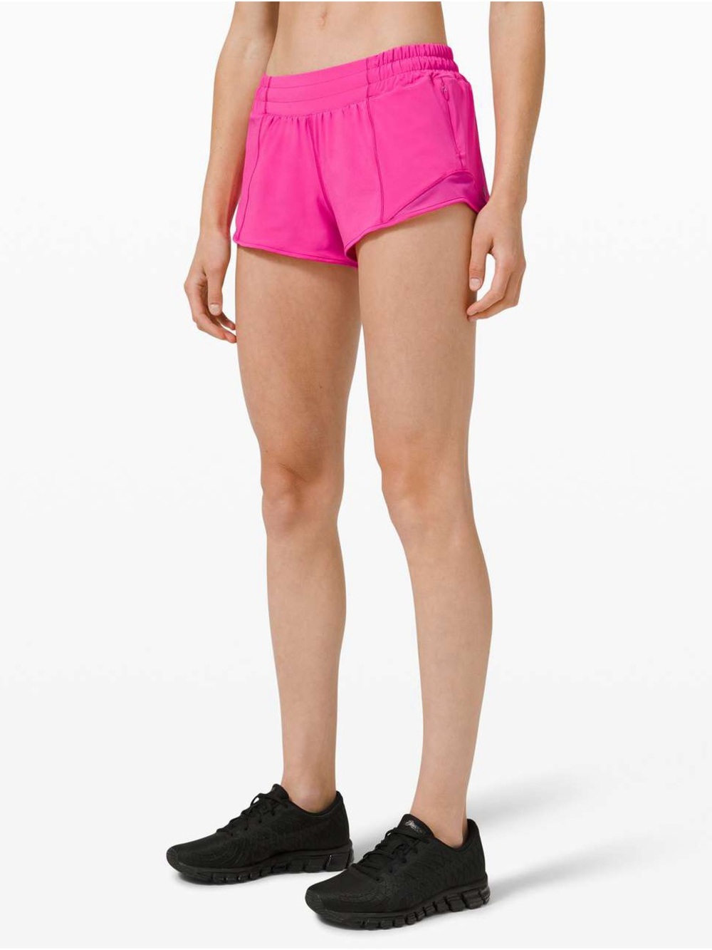 Lululemon sonic pink hotty hot 2.5 shorts